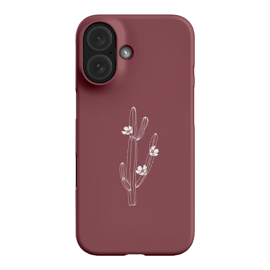 Cactus Flower Printed Phone Cases iPhone 16 / Snap by Typoflora - The Dairy