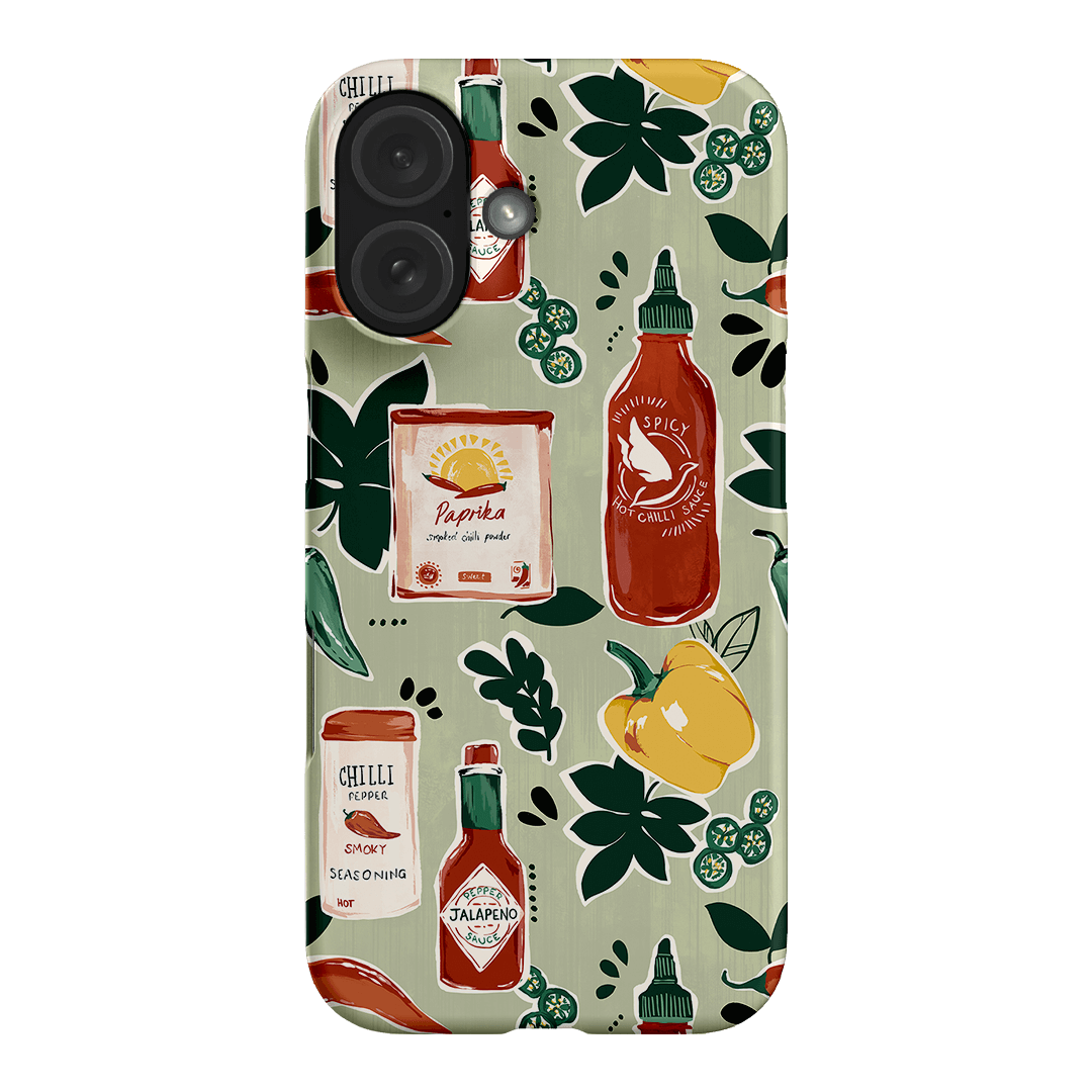 Chilli Pepper Printed Phone Cases iPhone 16 / Snap by Charlie Taylor - The Dairy