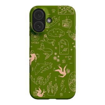 Easty Flash Green Printed Phone Cases iPhone 16 / Armoured by Easty Beasty - The Dairy