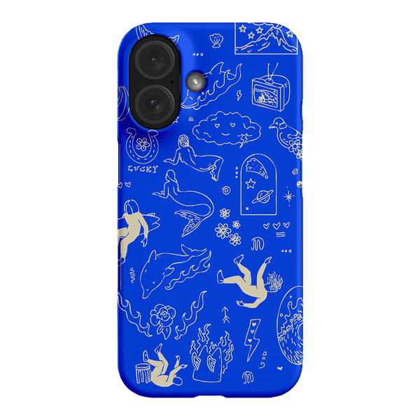 Easty Flash Blue Printed Phone Cases iPhone 16 / Armoured by Easty Beasty - The Dairy