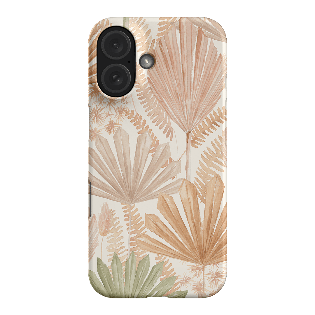 Golden Palm Printed Phone Cases iPhone 16 / Snap by Cass Deller - The Dairy