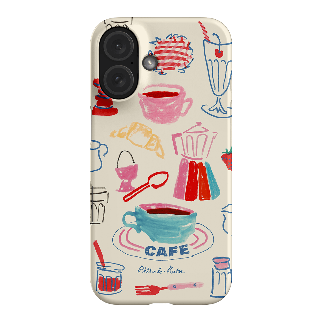 Home Cafe Printed Phone Cases iPhone 16 / Snap by Phthalo Ruth - The Dairy