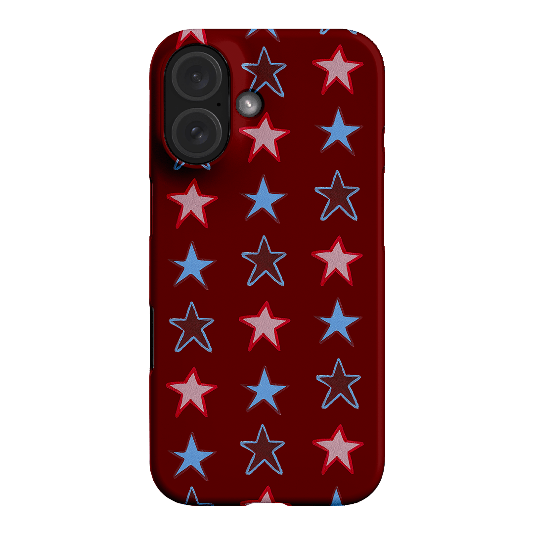 Lucky Stars Rouge Printed Phone Cases iPhone 16 / Snap by BG. Studio - The Dairy
