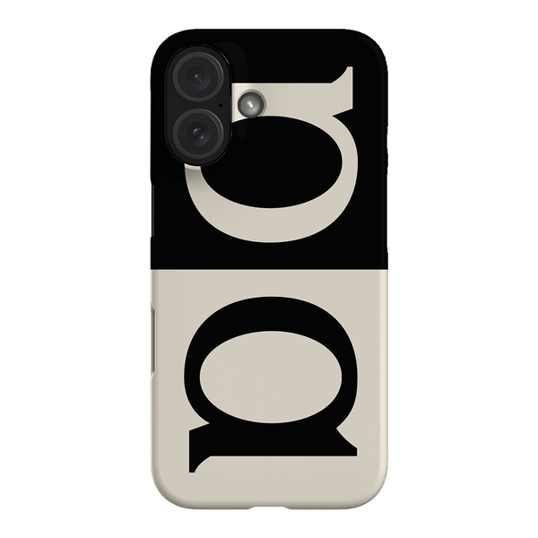 Monogram Printed Phone Cases iPhone 16 / Armoured by Apero - The Dairy