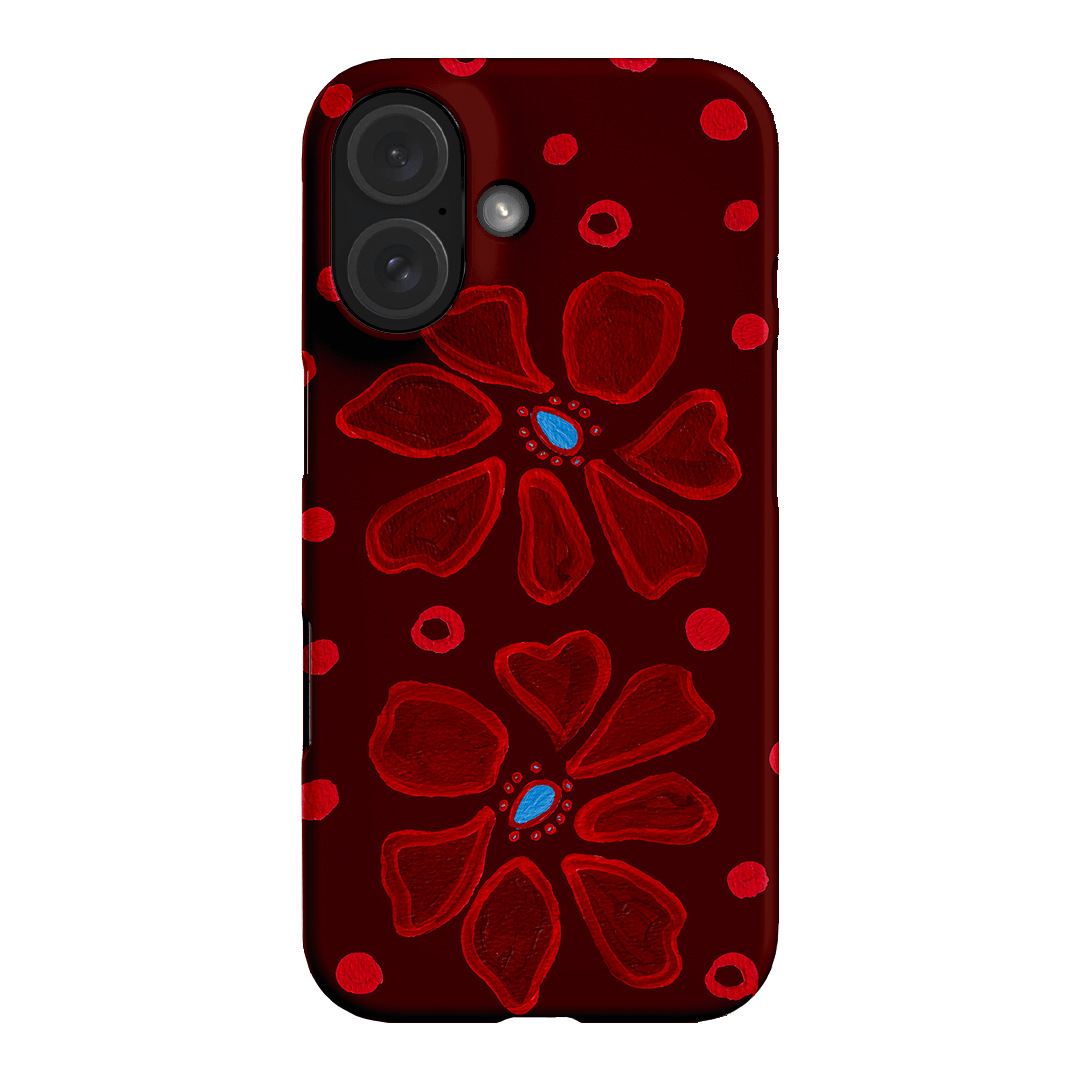 Painted Petal Rouge Printed Phone Cases iPhone 16 / Snap by BG. Studio - The Dairy