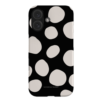 Pebbles Noir Printed Phone Cases iPhone 16 / Armoured by Veronica Tucker - The Dairy