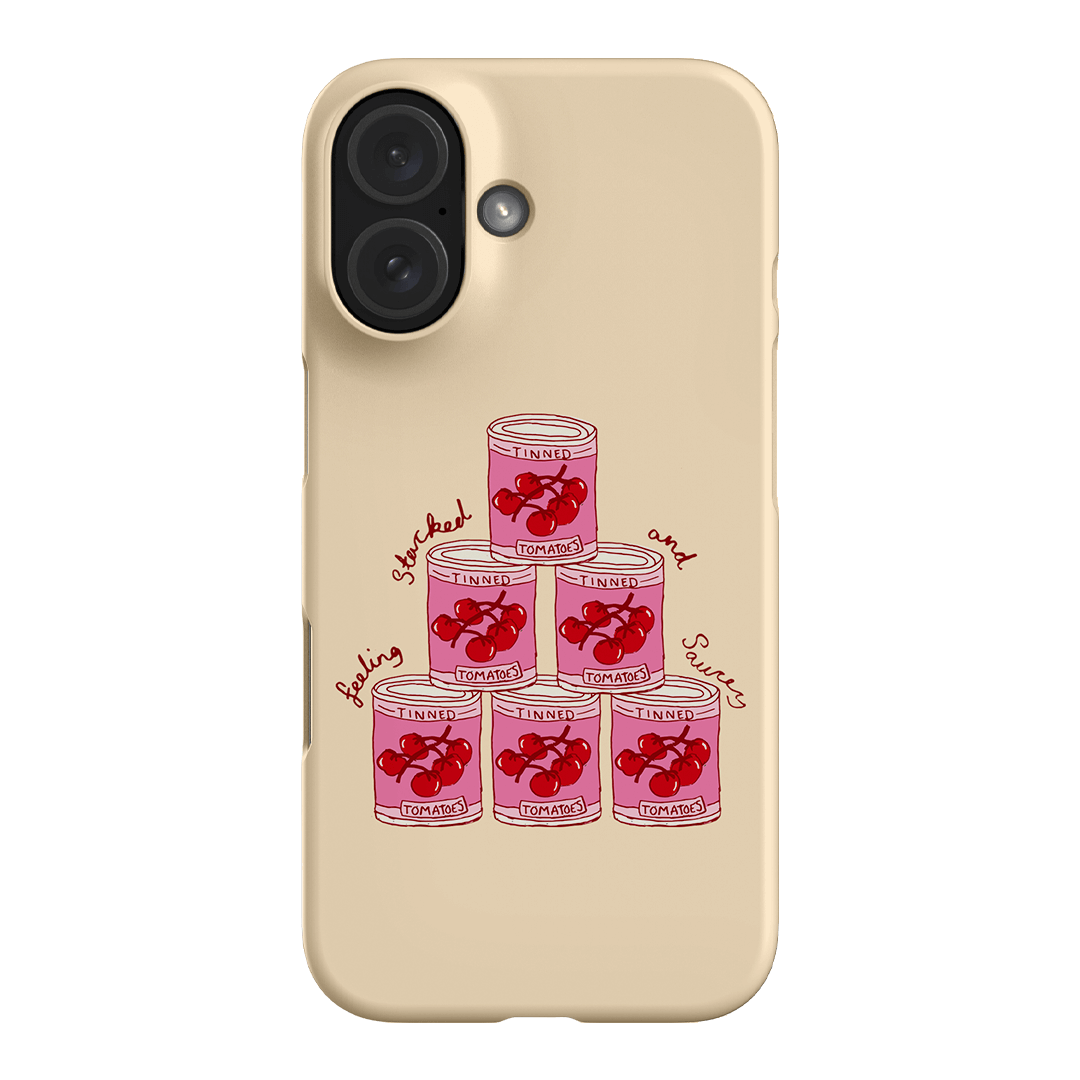 Saucy Supper Printed Phone Cases iPhone 16 / Snap by The Dairy - The Dairy