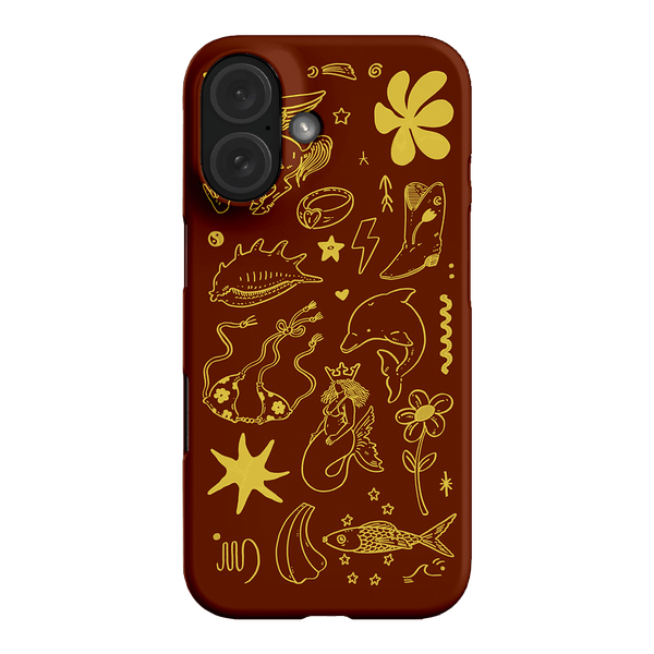 Spiced Cowboy Chocolate Printed Phone Cases iPhone 16 / Armoured by Easty Beasty - The Dairy