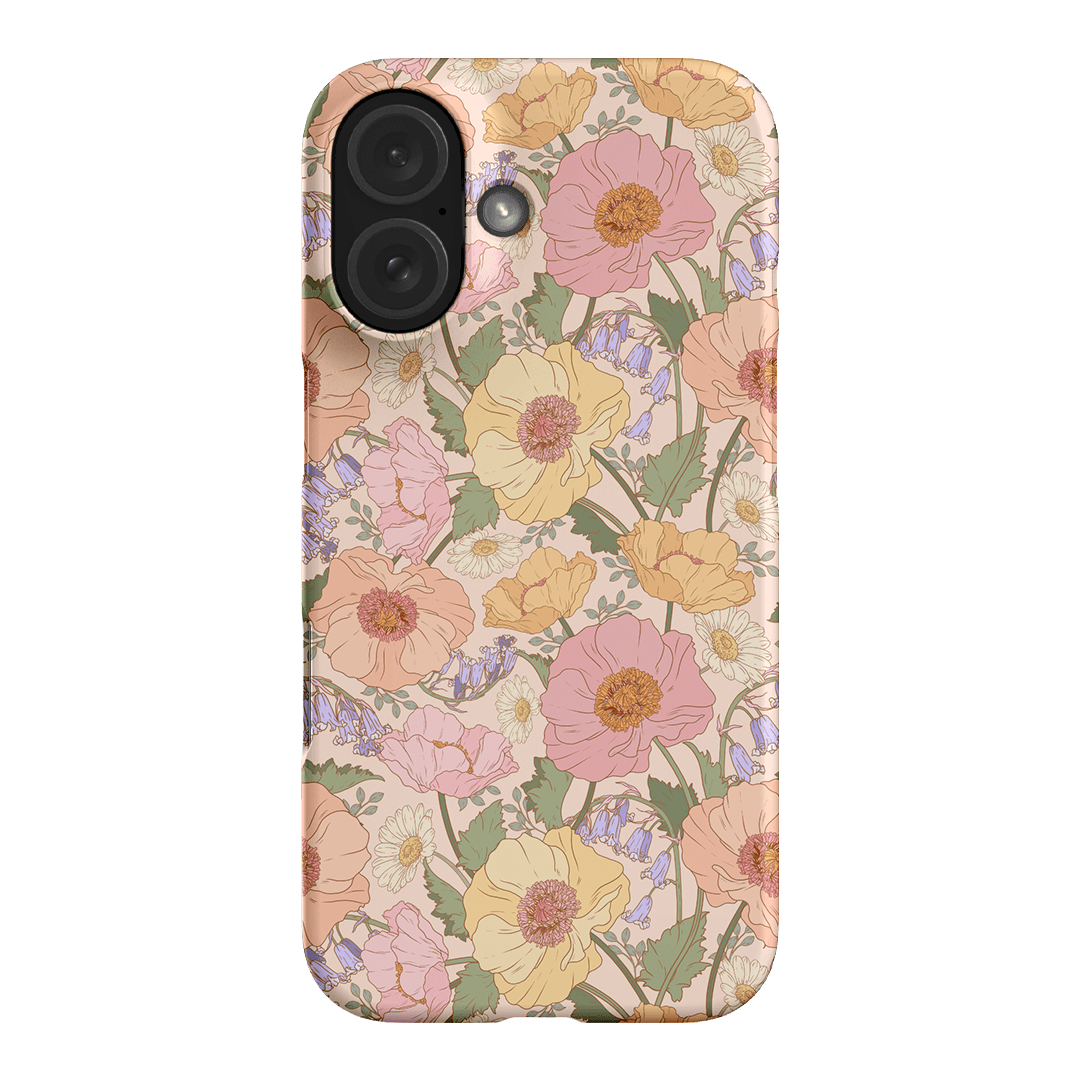 Spring Poppy Printed Phone Cases iPhone 16 / Snap by Kasiags Art - The Dairy