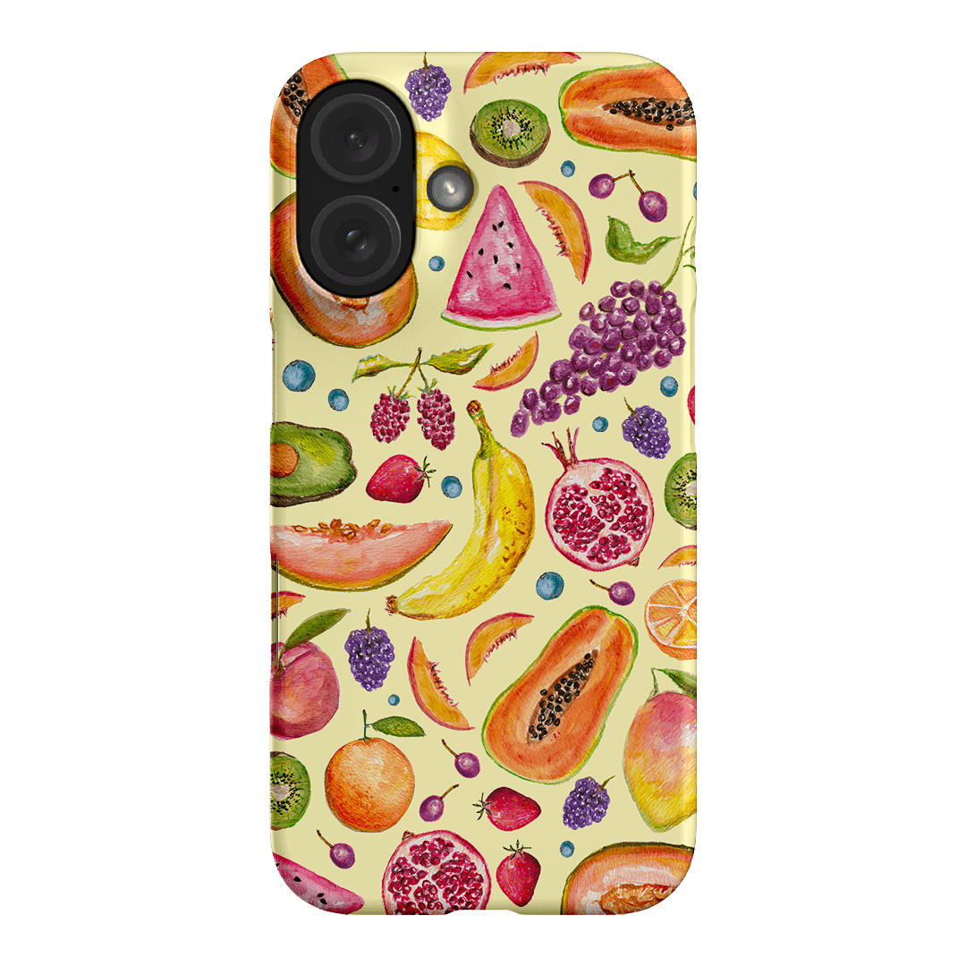 Tutti Fruitti Printed Phone Cases iPhone 16 / Snap by BG. Studio - The Dairy