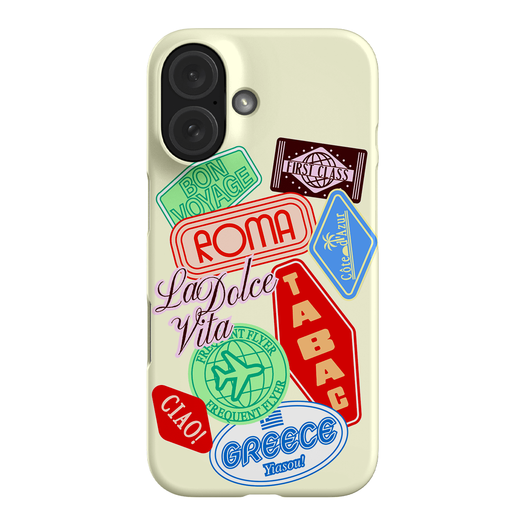 Well Travelled Printed Phone Cases iPhone 16 / Snap by The Dairy - The Dairy