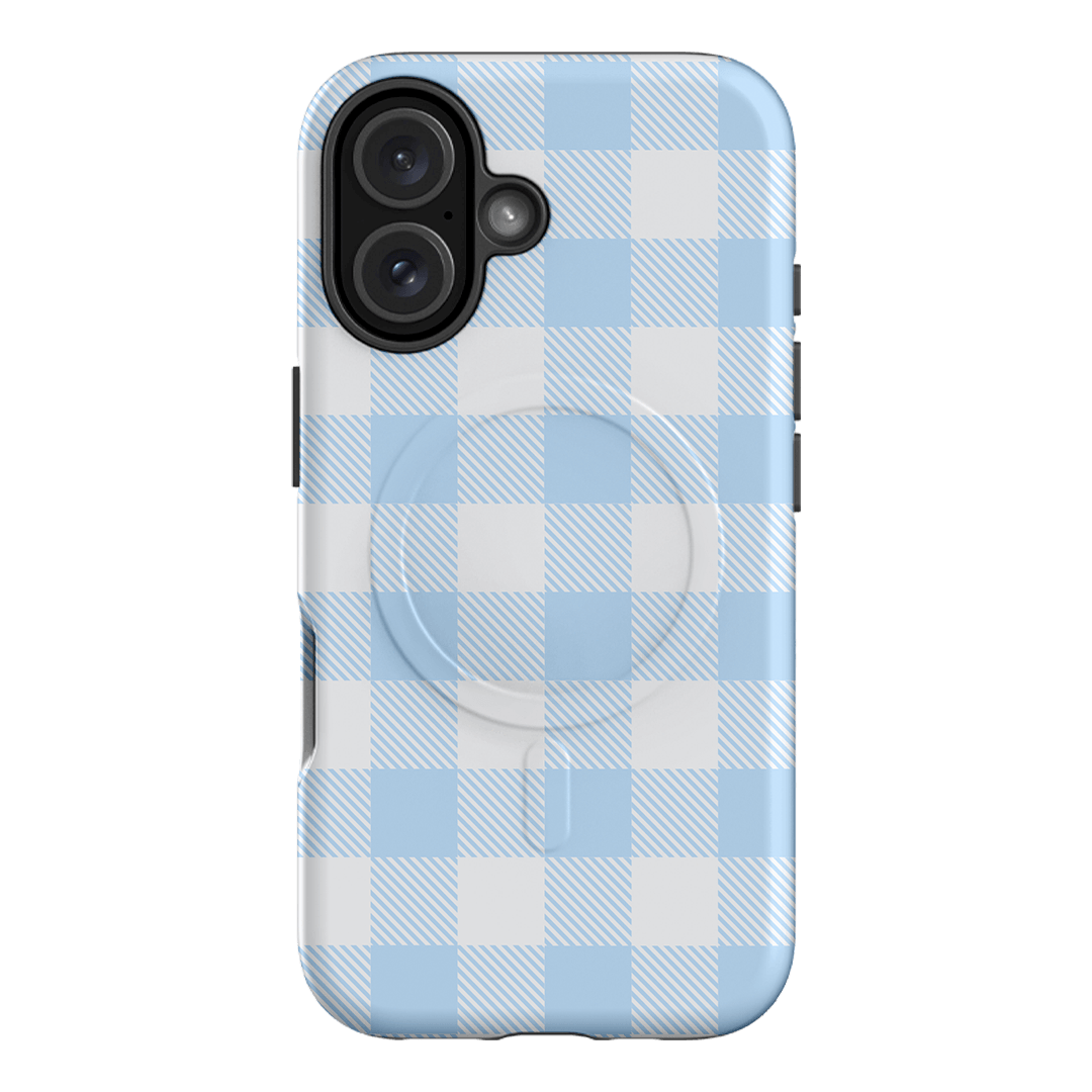 Cloud Plaid Printed Phone Cases iPhone 16 / Armoured MagSafe by The Dairy - The Dairy