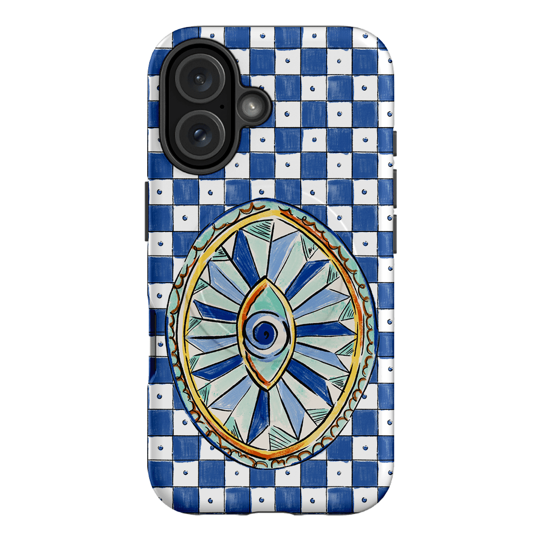 Evil Eye Printed Phone Cases iPhone 16 / Armoured MagSafe by Fenton & Fenton - The Dairy