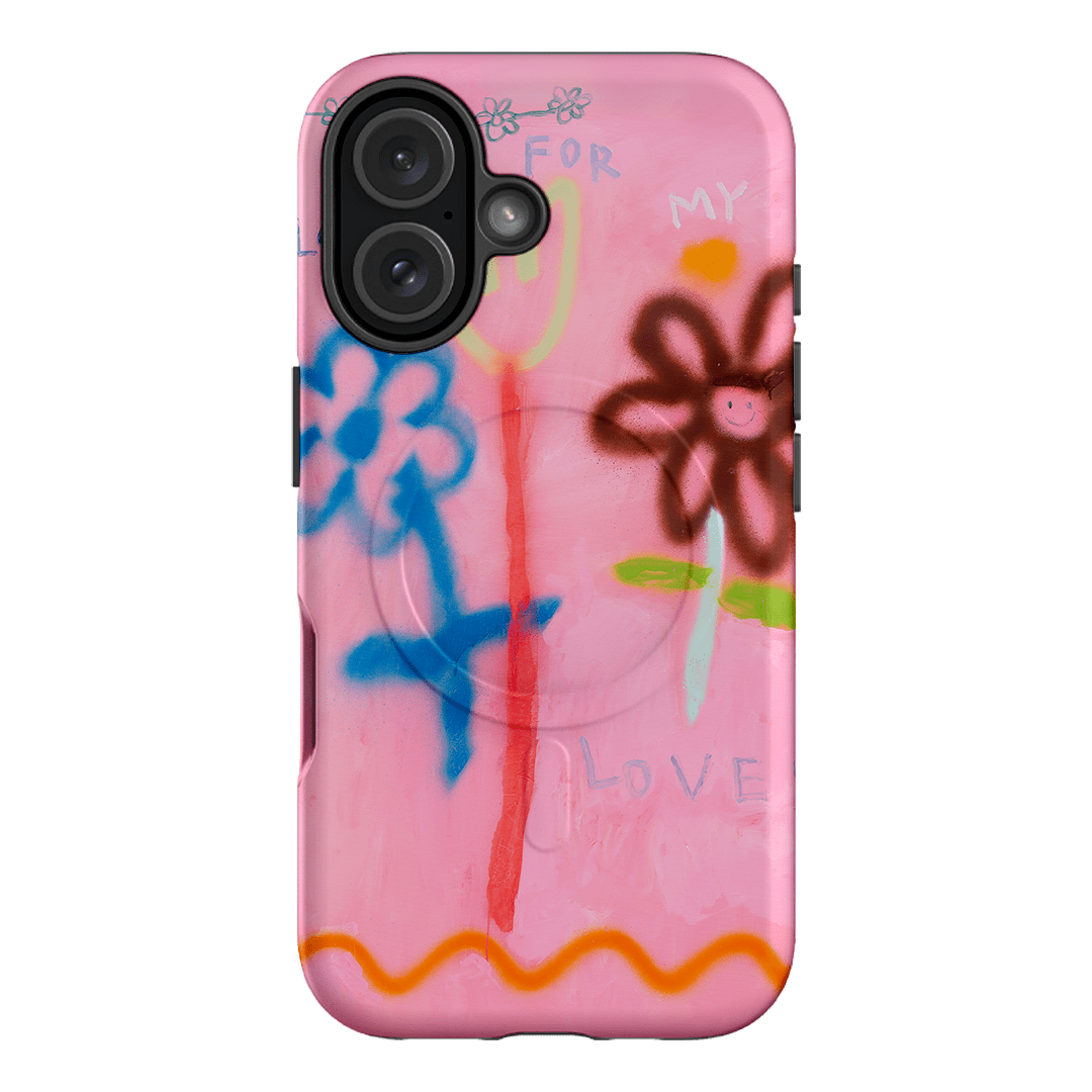 Flowers Printed Phone Cases iPhone 16 / Armoured MagSafe by Kate Eliza - The Dairy