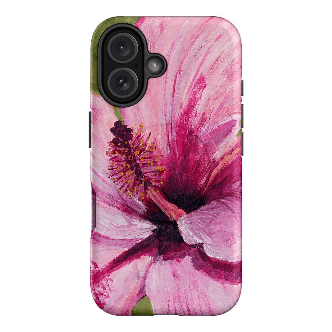 Hibiscus Dream Printed Phone Cases iPhone 16 / Armoured MagSafe by Amy Gibbs - The Dairy