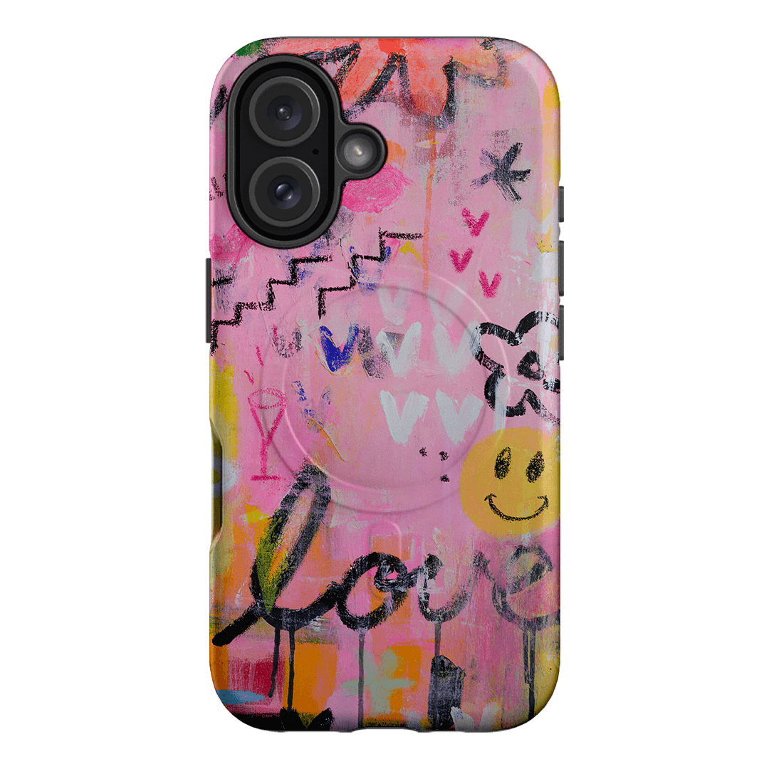 Love Smiles Printed Phone Cases iPhone 16 / Armoured MagSafe by Jackie Green - The Dairy