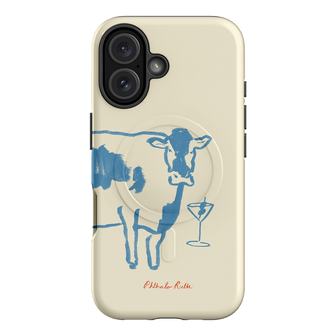Mootini Blue Printed Phone Cases by Phthalo Ruth - The Dairy