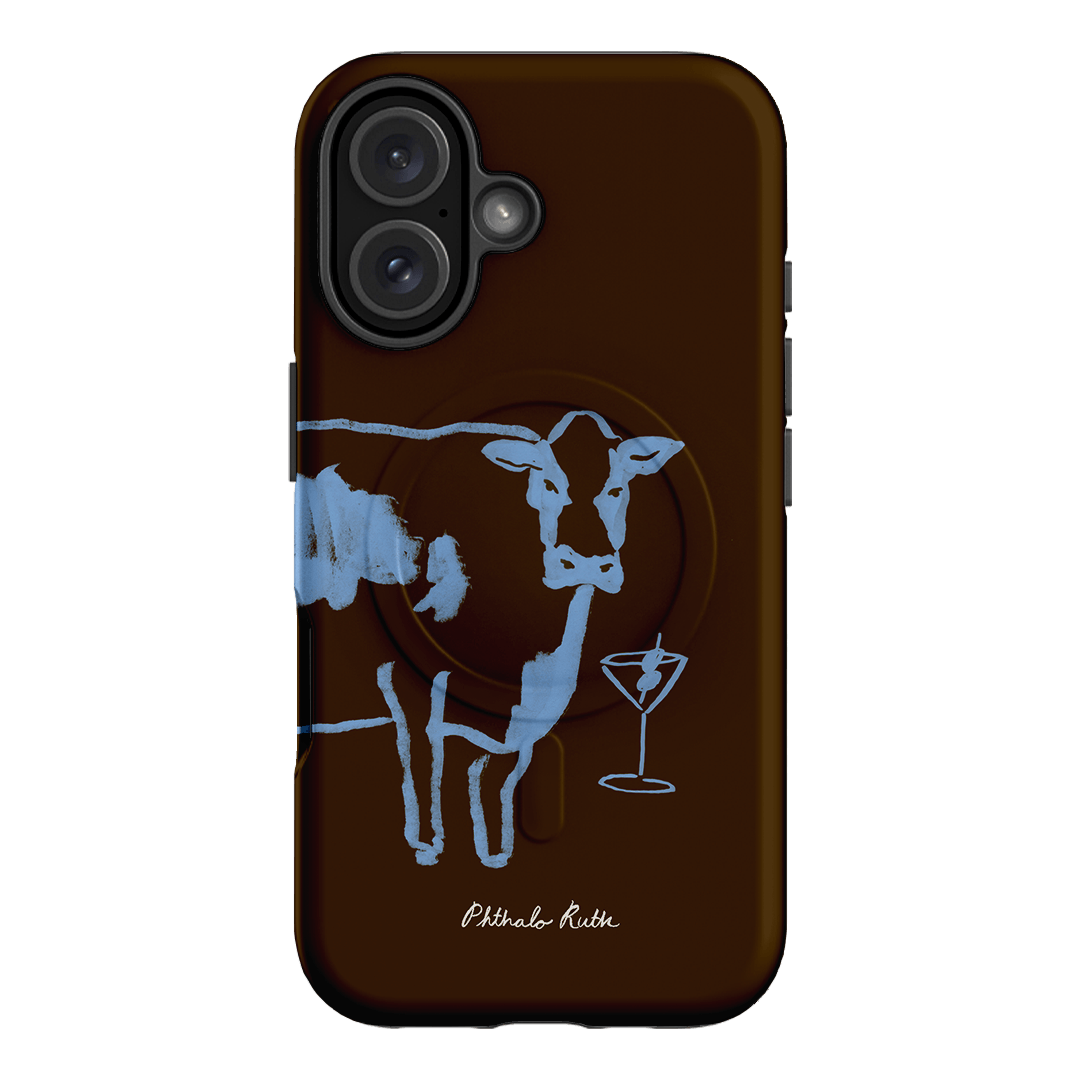 Mootini Espresso Printed Phone Cases iPhone 16 / Armoured MagSafe by Phthalo Ruth - The Dairy
