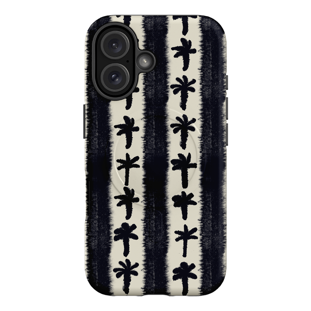 Palm Stripe Printed Phone Cases iPhone 16 / Armoured MagSafe by Desmond & Dempsey - The Dairy