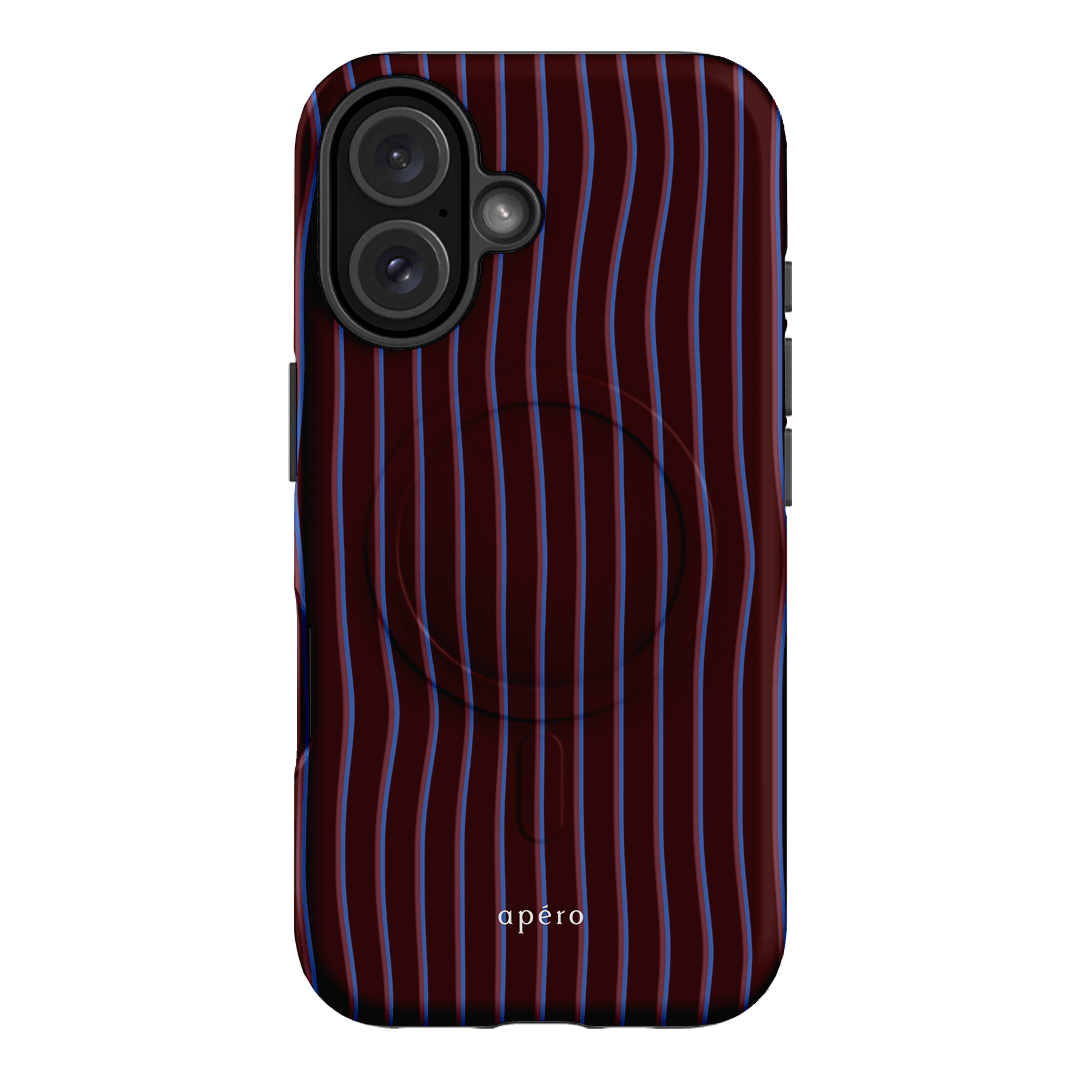 Panama Burgundy Printed Phone Cases iPhone 16 / Armoured MagSafe by Apero - The Dairy