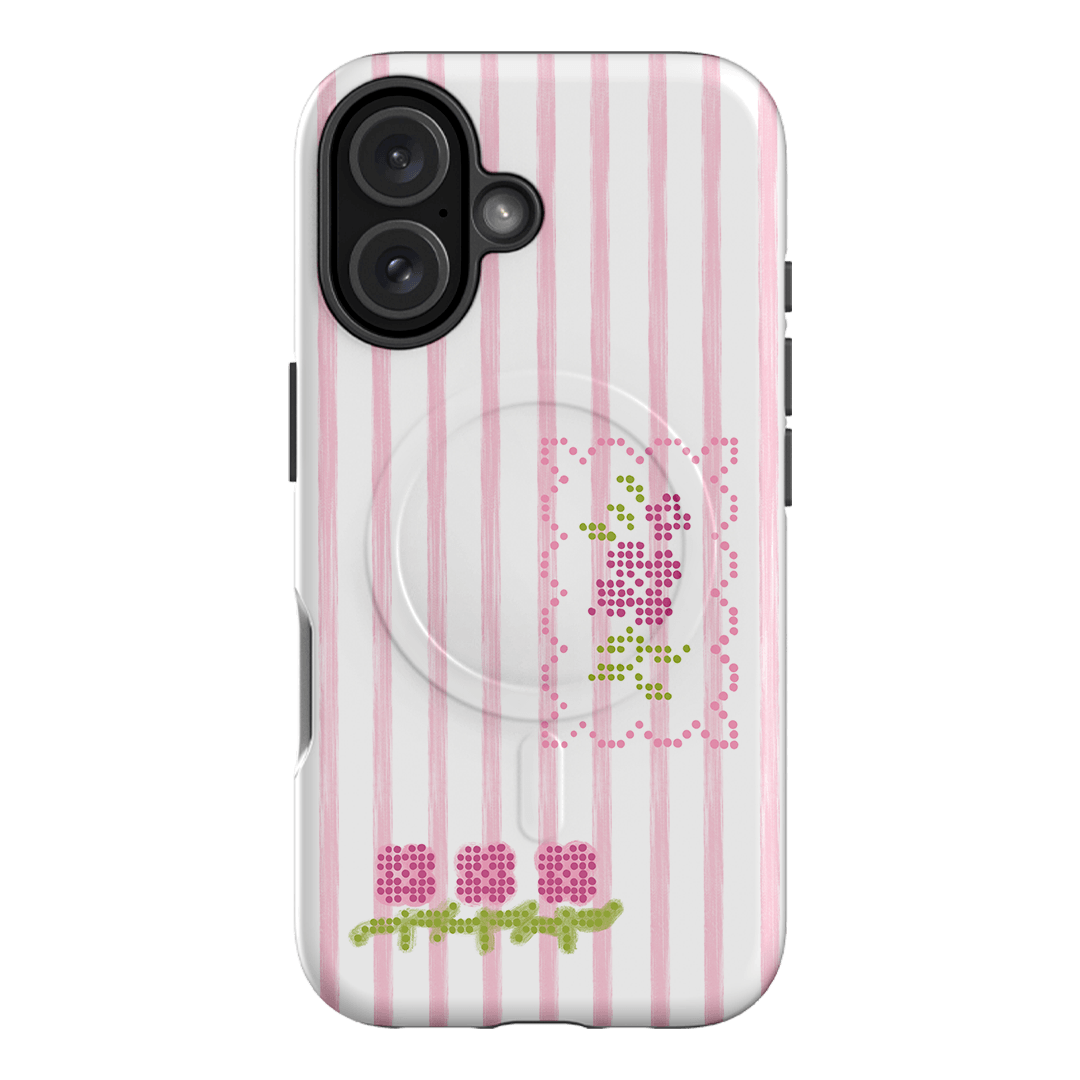 Patchwork Pink Printed Phone Cases iPhone 16 / Armoured MagSafe by Kayla Carr - The Dairy