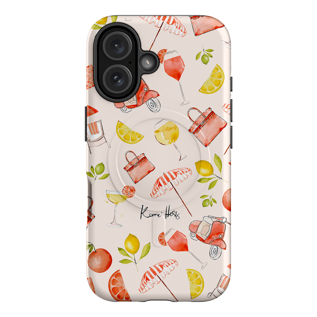 Positano Printed Phone Cases iPhone 16 / Armoured MagSafe by Kerrie Hess - The Dairy