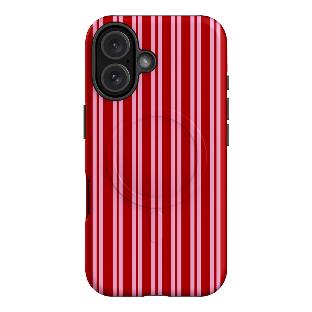 Punch Stripes Printed Phone Cases iPhone 16 / Armoured MagSafe by The Dairy - The Dairy