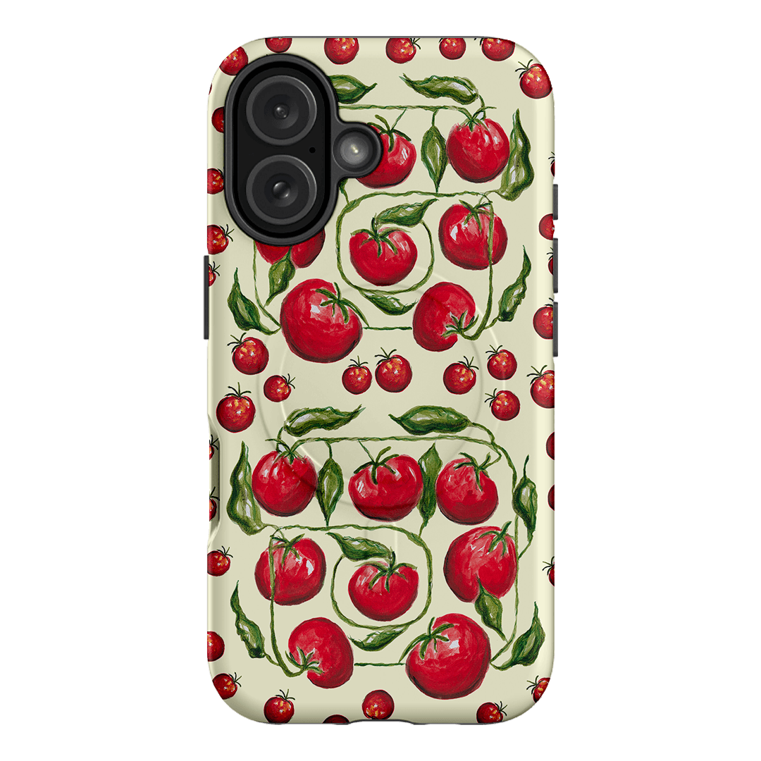 Red Tomatoes Printed Phone Cases iPhone 16 / Armoured MagSafe by BG. Studio - The Dairy