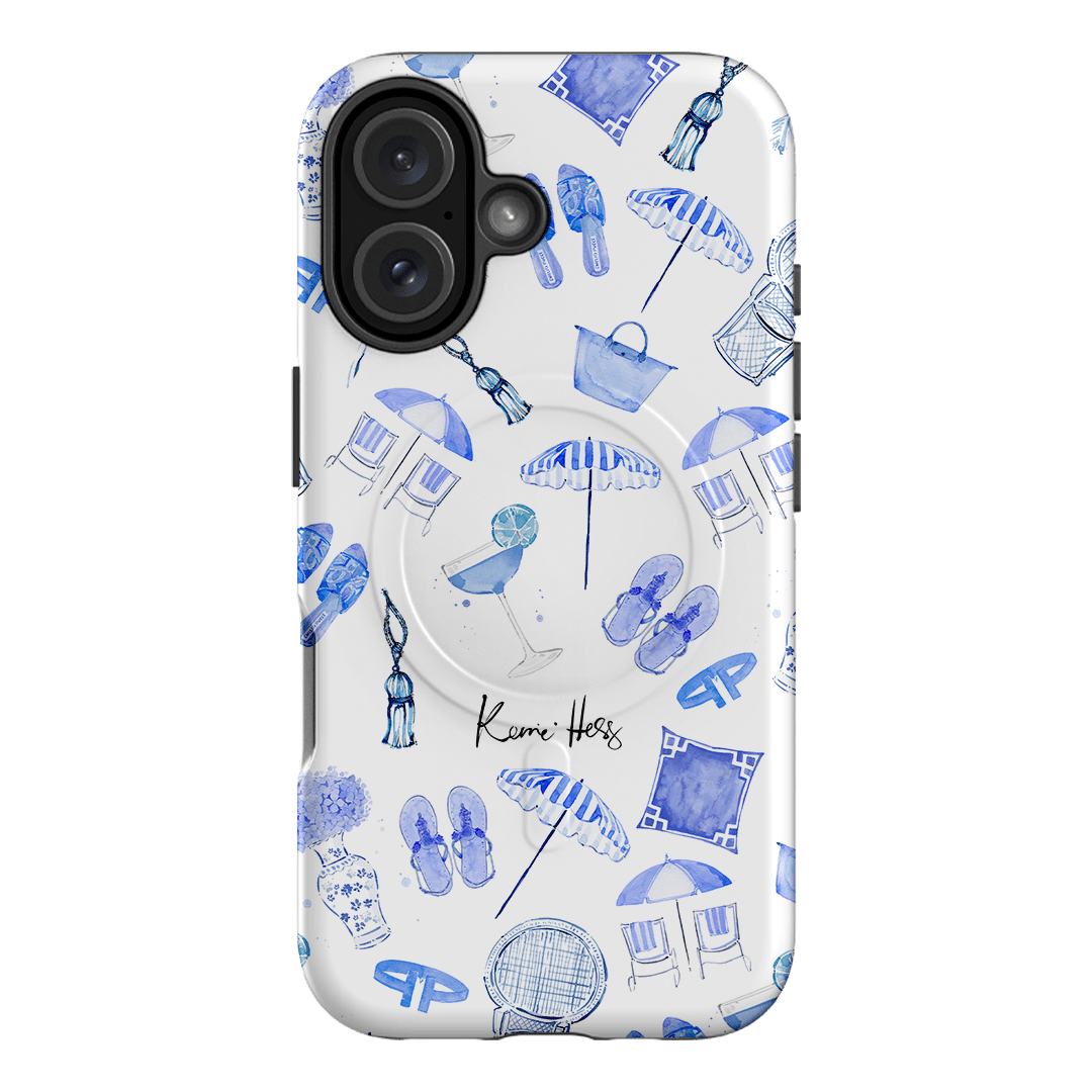 Santorini Printed Phone Cases iPhone 16 / Armoured MagSafe by Kerrie Hess - The Dairy