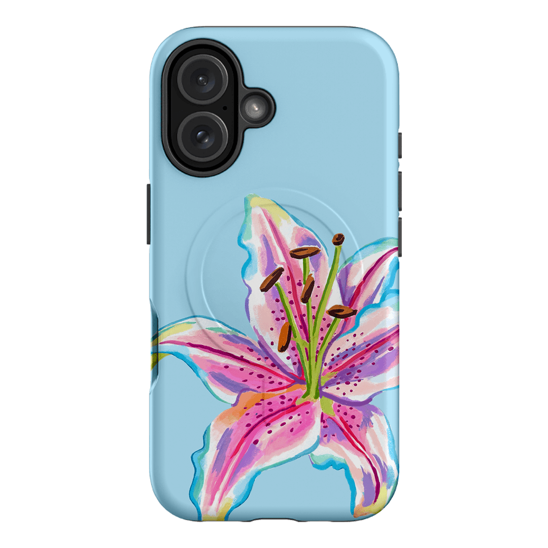 Sky Lily Printed Phone Cases iPhone 16 / Armoured MagSafe by Femke Studio - The Dairy