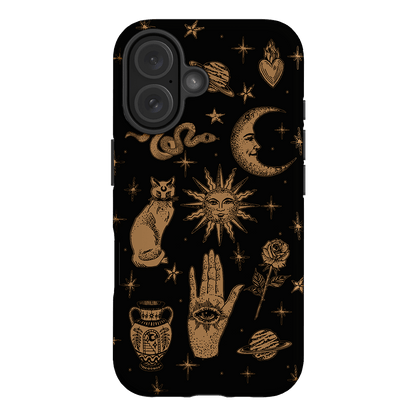 Astro Flash Noir Printed Phone Cases iPhone 16 / Armoured by Veronica Tucker - The Dairy