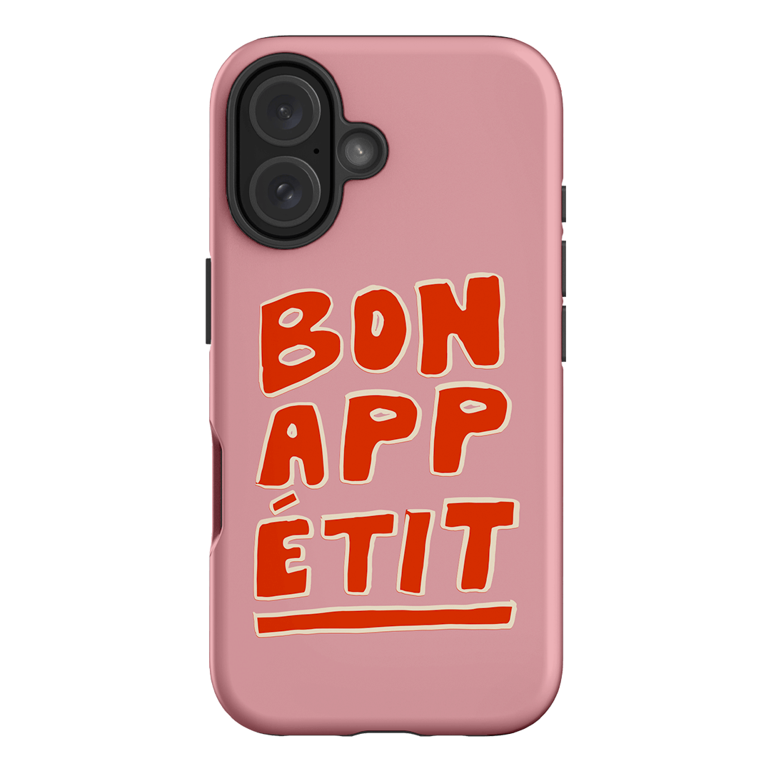 Bon Appetit Pink Printed Phone Cases iPhone 16 / Armoured by The Dairy - The Dairy