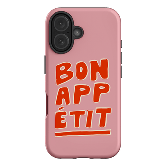 Bon Appetit Pink Printed Phone Cases iPhone 16 / Armoured by The Dairy - The Dairy