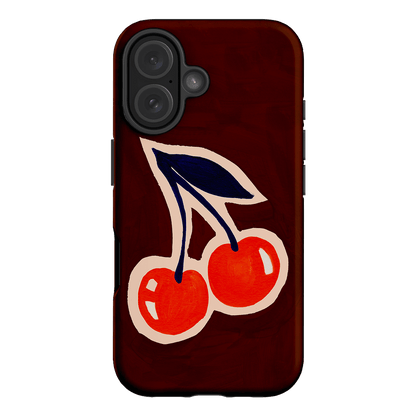 Cherries Printed Phone Cases iPhone 16 / Armoured by Studio Bon - The Dairy