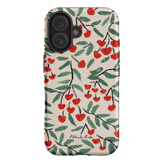 Cherry Love Printed Phone Cases iPhone 16 / Armoured by Phthalo Ruth - The Dairy
