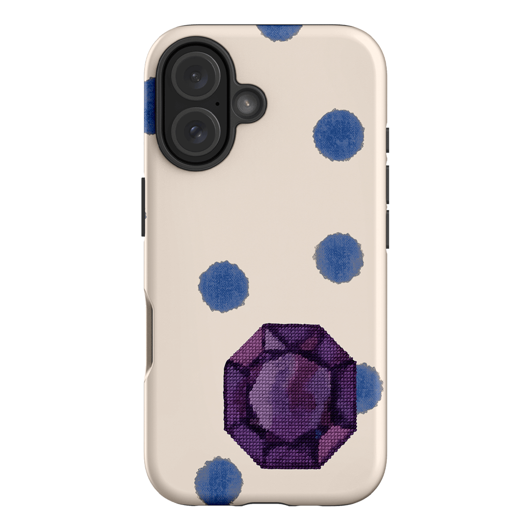 February Amethyst Printed Phone Cases iPhone 16 / Armoured by Joiana - The Dairy