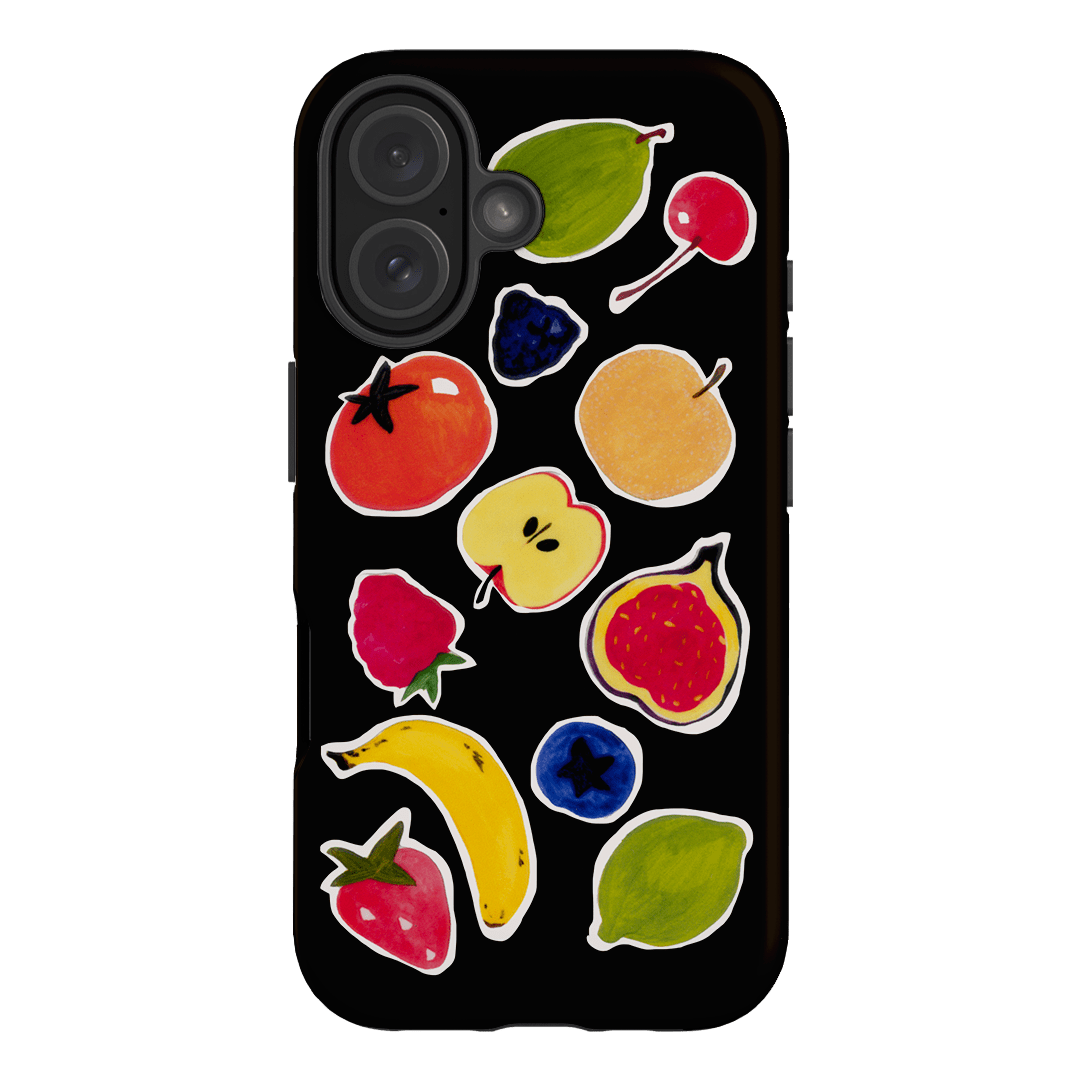 Fruit Stickers Printed Phone Cases iPhone 16 / Armoured by Studio Bon - The Dairy