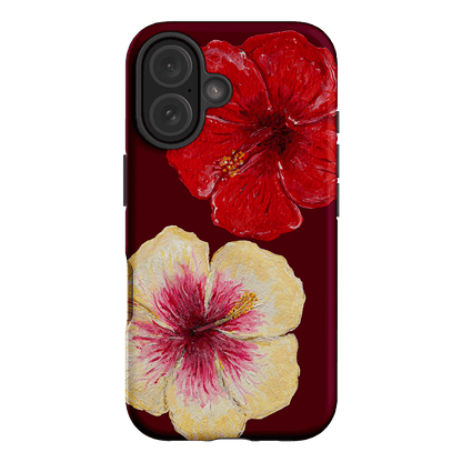 Hibiscus Flower Printed Phone Cases iPhone 16 / Armoured by BG. Studio - The Dairy