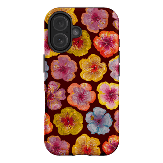 Hibiscus Holiday Rouge Printed Phone Cases iPhone 16 / Armoured by BG. Studio - The Dairy