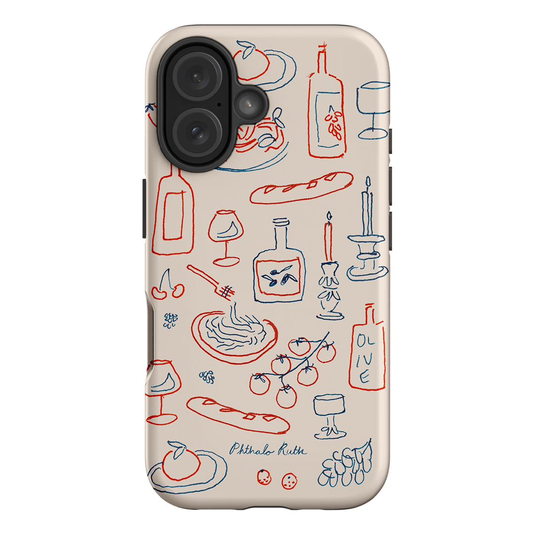 Italian Fare Printed Phone Cases iPhone 16 / Armoured by Phthalo Ruth - The Dairy