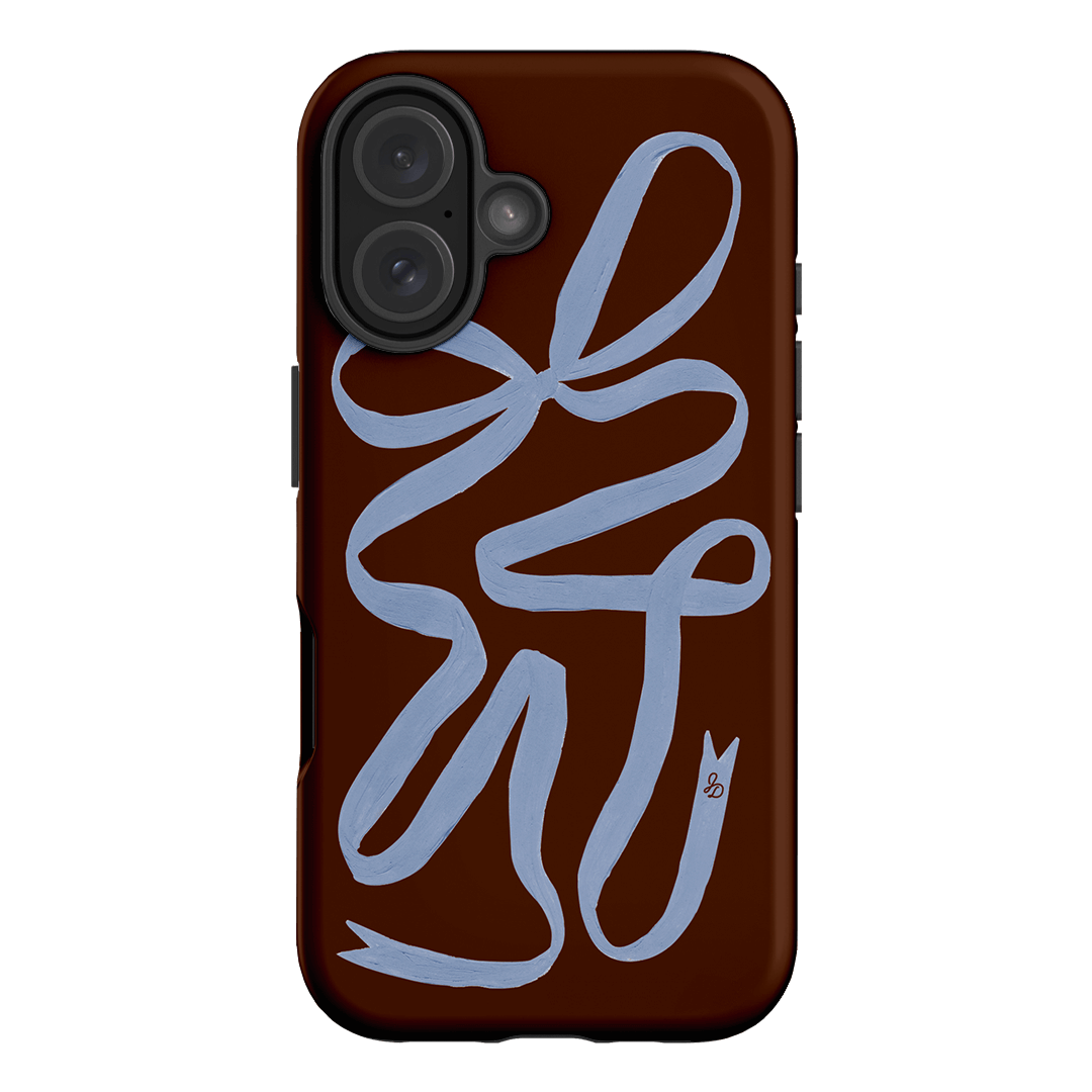 Mocha Ribbon Printed Phone Cases iPhone 16 / Armoured by Jasmine Dowling - The Dairy