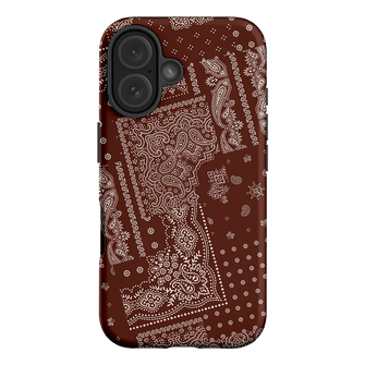 Paisley Cinnamon Printed Phone Cases iPhone 16 / Armoured by The Dairy - The Dairy