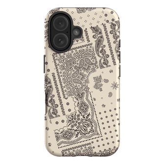 Paisley Ecru Printed Phone Cases iPhone 16 / Armoured by The Dairy - The Dairy