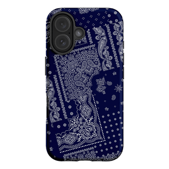 Paisley Indigo Printed Phone Cases iPhone 16 / Armoured by The Dairy - The Dairy