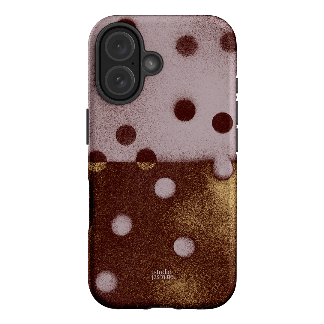 Rust Polka Dot Printed Phone Cases iPhone 16 / Armoured by Jasmine Dowling - The Dairy