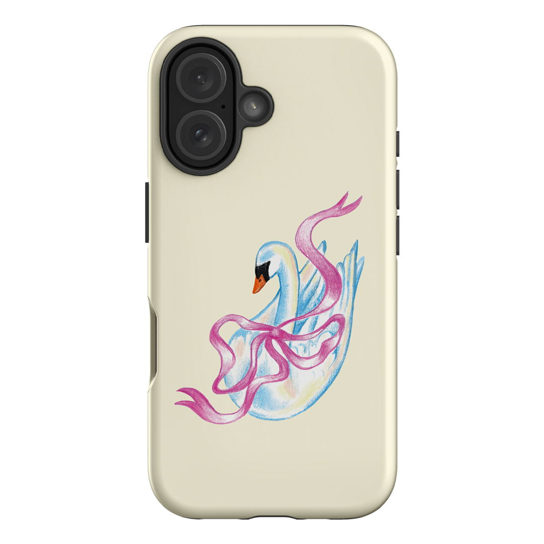 Satin Swan Printed Phone Cases iPhone 16 / Armoured by Femke Studio - The Dairy