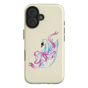 Satin Swan Printed Phone Cases iPhone 16 / Armoured by Femke Studio - The Dairy