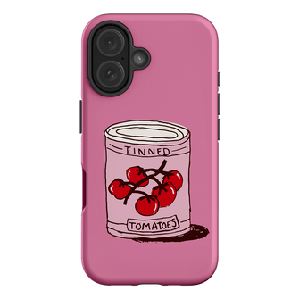 Saucy Pink Printed Phone Cases iPhone 16 / Armoured by The Dairy - The Dairy