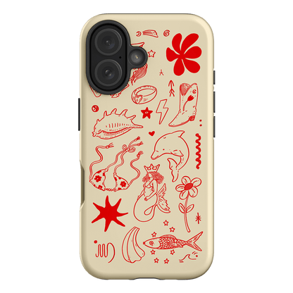 Spiced Cowboy Cream Printed Phone Cases iPhone 16 / Armoured by Easty Beasty - The Dairy