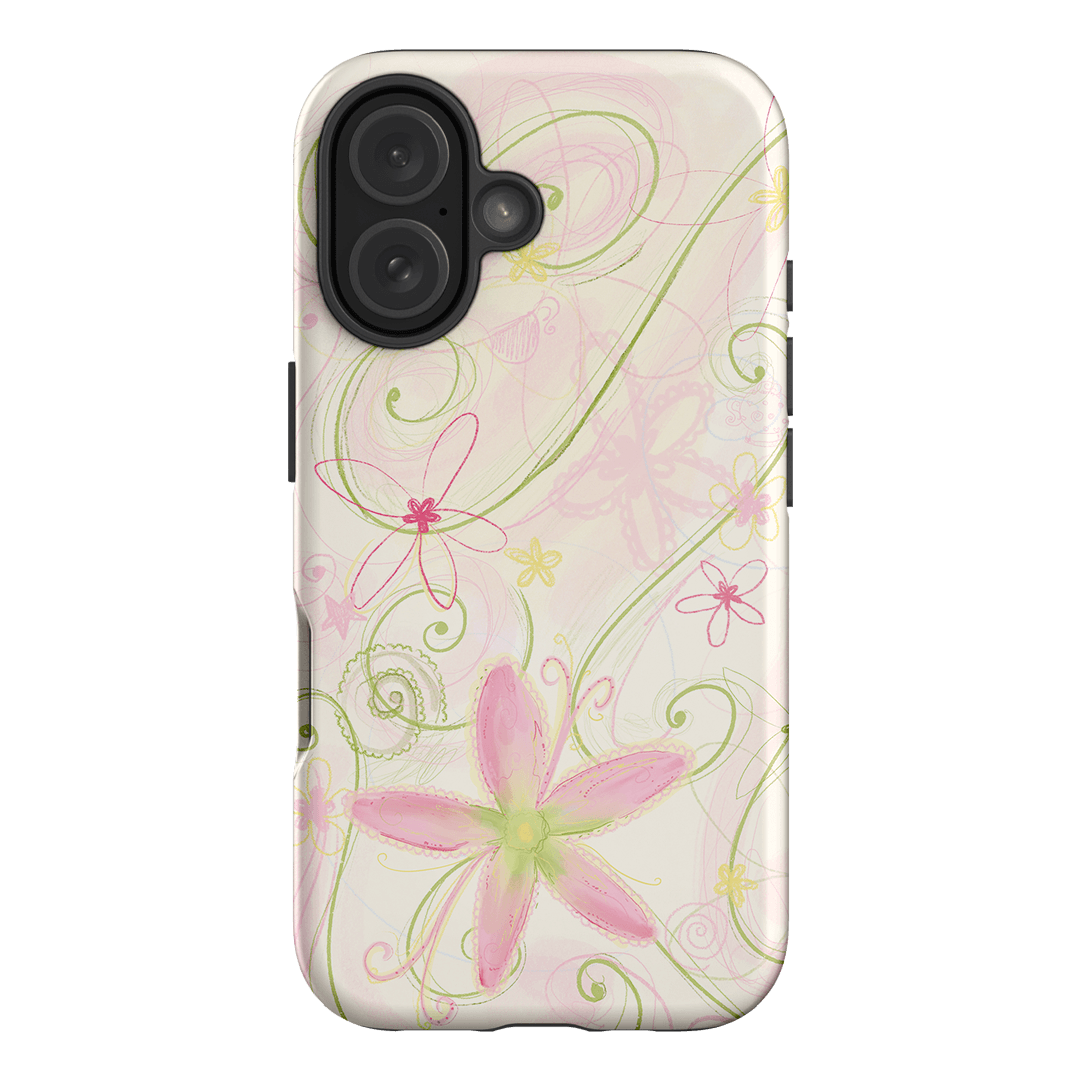 Swirl Pink Printed Phone Cases iPhone 16 / Armoured by Kayla Carr - The Dairy